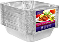 Aluminum Pans Half Size, 9X13, Extra Heavy Duty Disposable Foil Pans For Baking (30 Pack) Roasting & Chafing, Deep