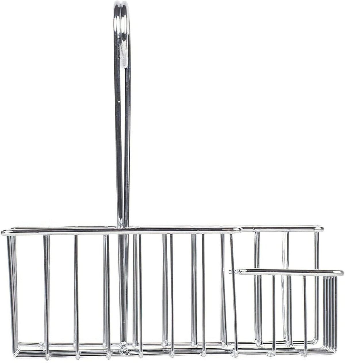 Modern Chrome Metal Four Compartment Condiment Caddy Table Caddies Collection