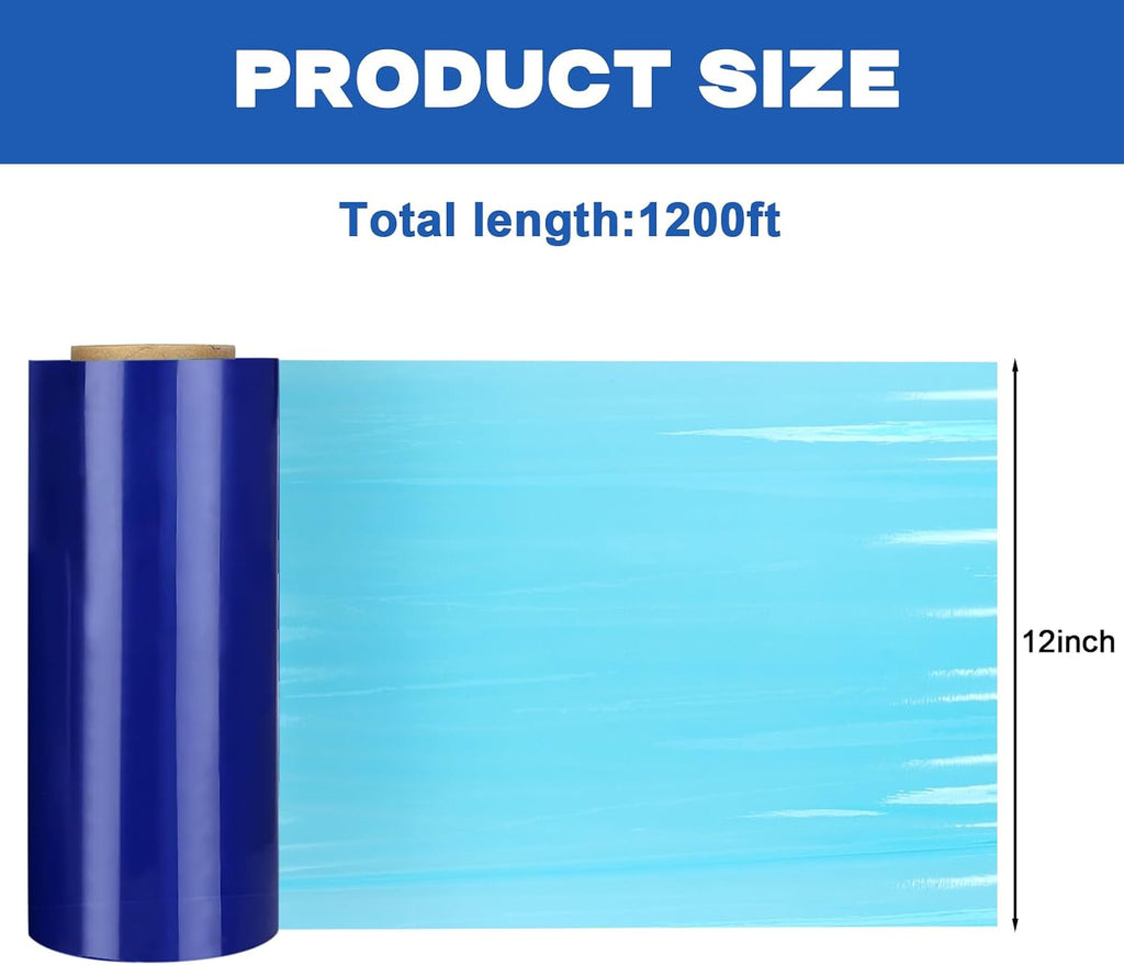 1200FT Winter Pool Cover Seal for Above Ground Pools, Stretchable Pool Cover Wrap Stretch Film Cling,Heavy Duty