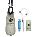 Gravity Water Filter System w/ 2-Gal Bag & 0.1-Micron Filter Straw | Gravity-Fed Water Filtration System Water