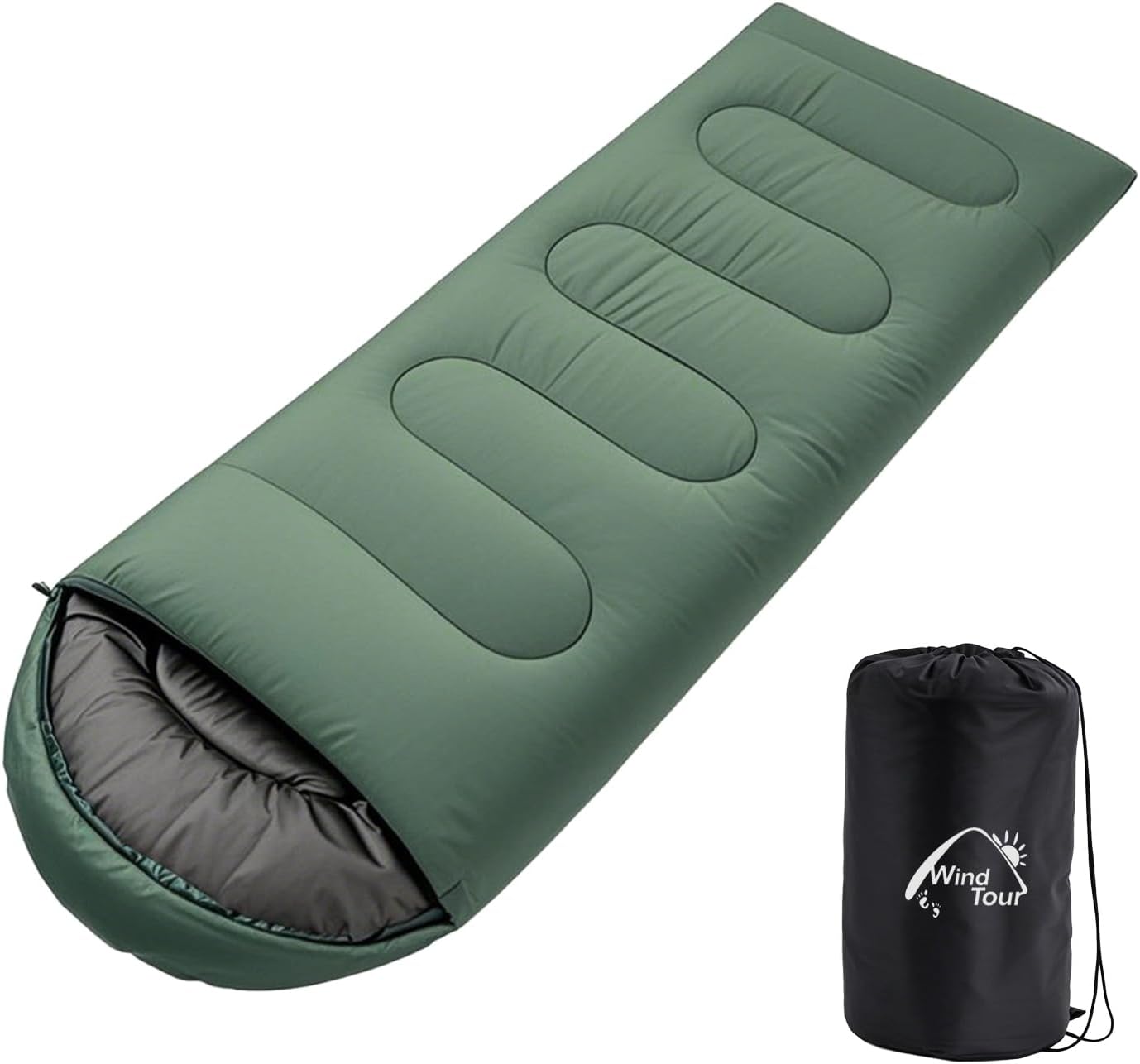 3 Season Lightweight Waterproof Sleeping Bag Indoor & Outdoor for Hiking Backpacking Camping Traveling