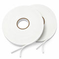 Double Sided White PE Foam Tape 0.32FT x 32FT Sponge Mount Adhesive