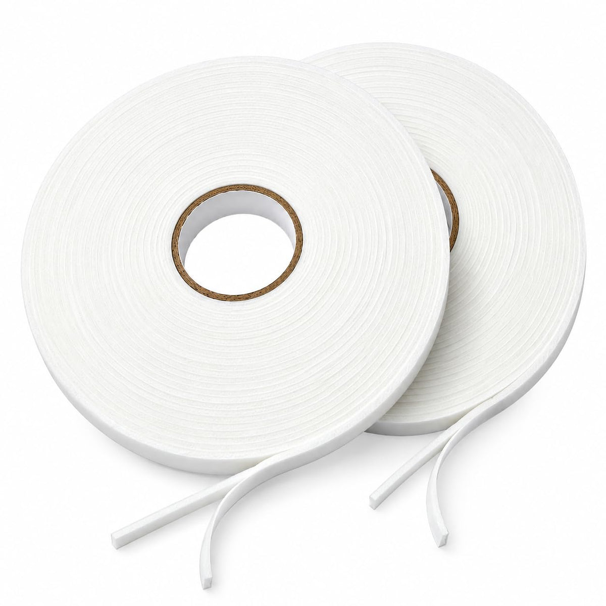 Double Sided White PE Foam Tape 0.32FT x 32FT Sponge Mount Adhesive