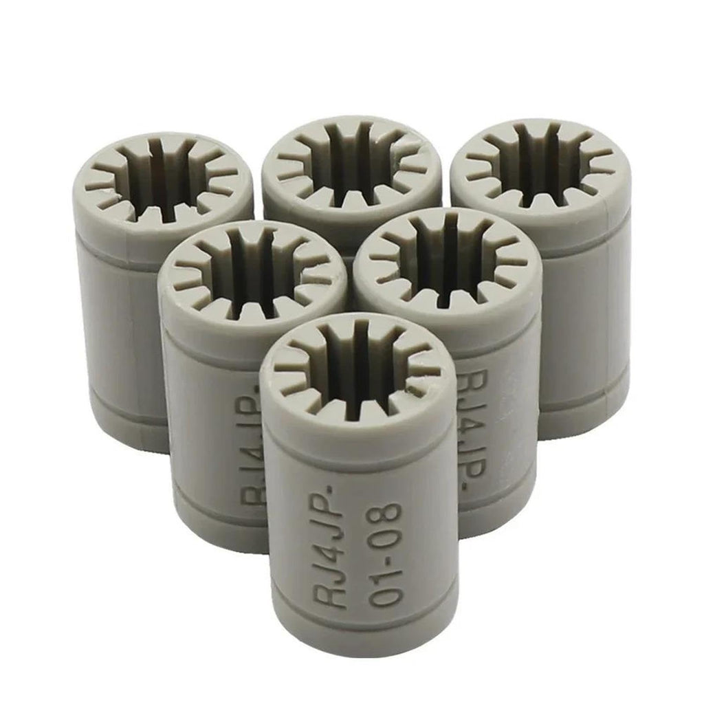 2/4/6/8/10pcs RJ4JP Plastic Linear Bearings Bushing PolymerIgus Igus Drylin Bearing Shaft for 3D Printer Parts Prusa Mendel DIY(4pcs)