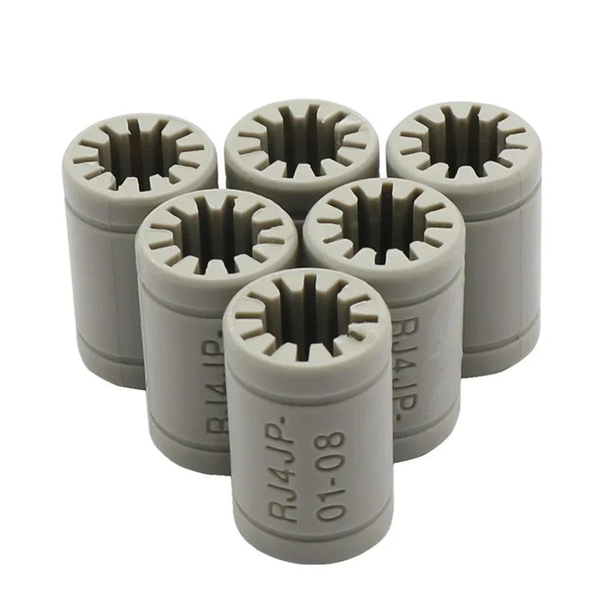 2/4/6/8/10pcs RJ4JP Plastic Linear Bearings Bushing PolymerIgus Igus Drylin Bearing Shaft for 3D Printer Parts Prusa Mendel DIY(6pcs)