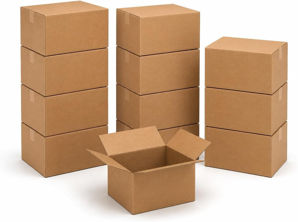 Large Moving Boxes 20"L x 20"W x 15"H 12-Pack - Corrugated Cardboard Box for Shipping, Mailing, Packing, Packaging