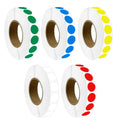 10000 PCS 1/2" Color Dot Stickers Round Circle Coding Label