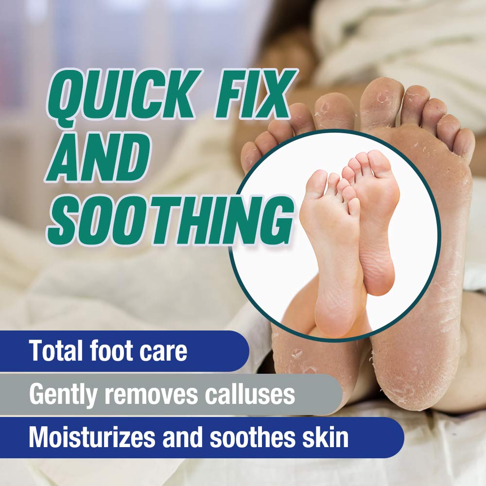Foot Peel Mask | 2 Pairs | For Cracked Heels, Dead Skin & Calluses | Smooth & Repair Rough, Dry Skin | Beauty Gift