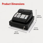 47-Key Electronic POS Cash Register w/LED Display & Drawer