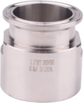 DERNORD 1.5'' Tri clamp Adapter to 1.5 inch FNPT Thread Ferrule Sanitary Pipe Fitting