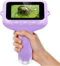1000X Handheld Digital Kids Microscope with 3.0" IPS Screen, USB-Powered STEM Educational Science Toy with 8 LED