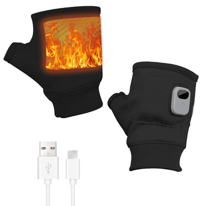 Heated Gloves,Portable Heating Gloves with Digital Display