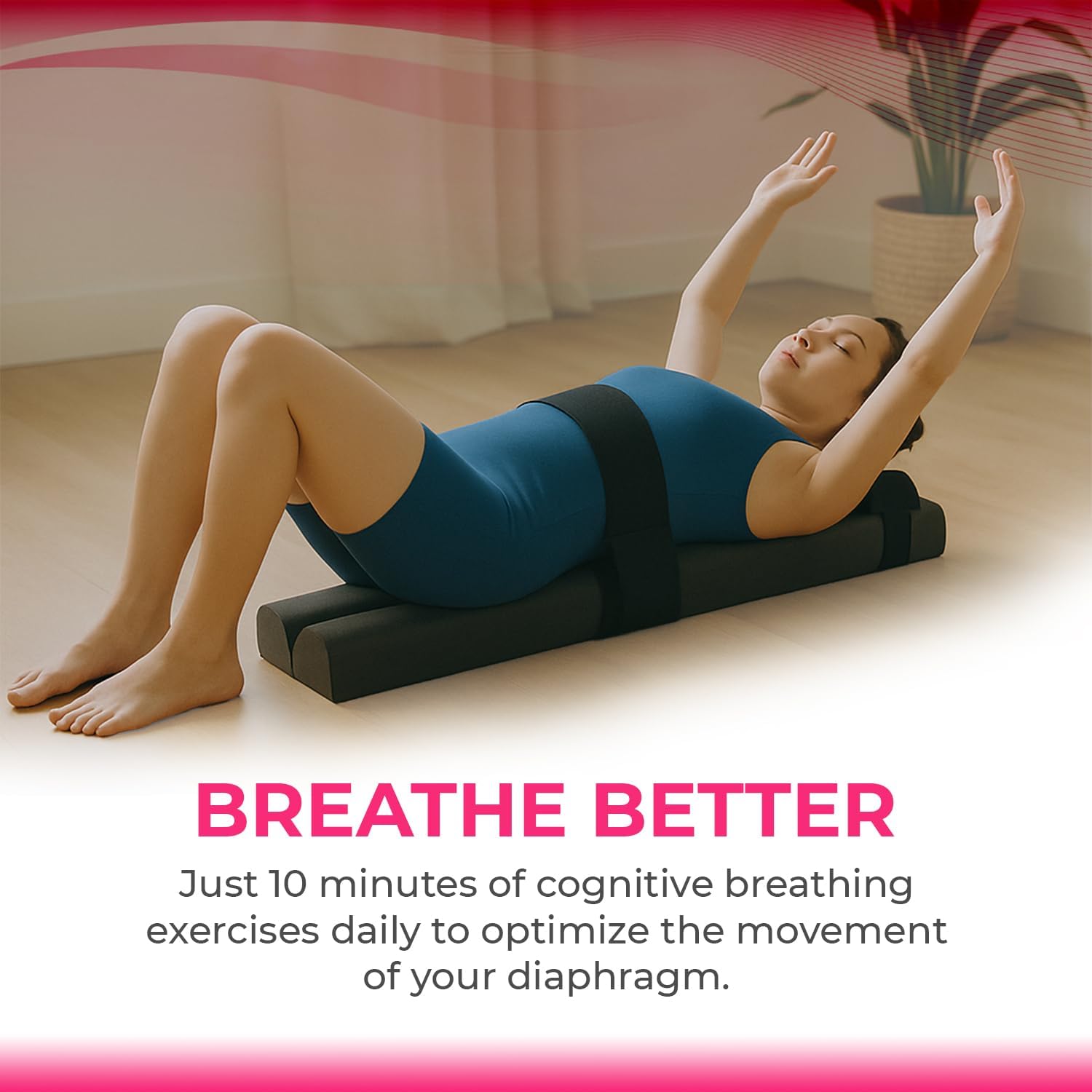 Pilates Parasetter - Dual Patented Suede-Like Rollers for Reducing Cortisol Levels to Aid Hormone Rebalance and