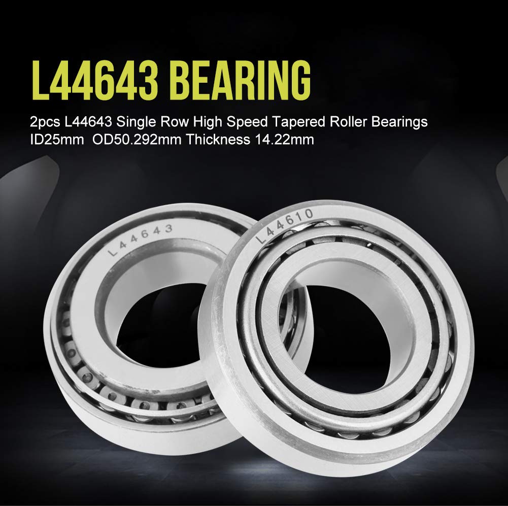 Tapered Roller Bearings, L44643 L44610 25.4mm ID