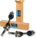 TRQ Front 2 Piece CV Axle Shaft Assembly Set
