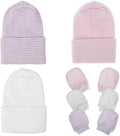 Newborn Hospital Hat Infant Baby Hat Caps with Bow Soft Cute Nursery Beanie Hat
