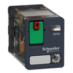 Plug In Relay, 8 Pins, Square, 120Vac