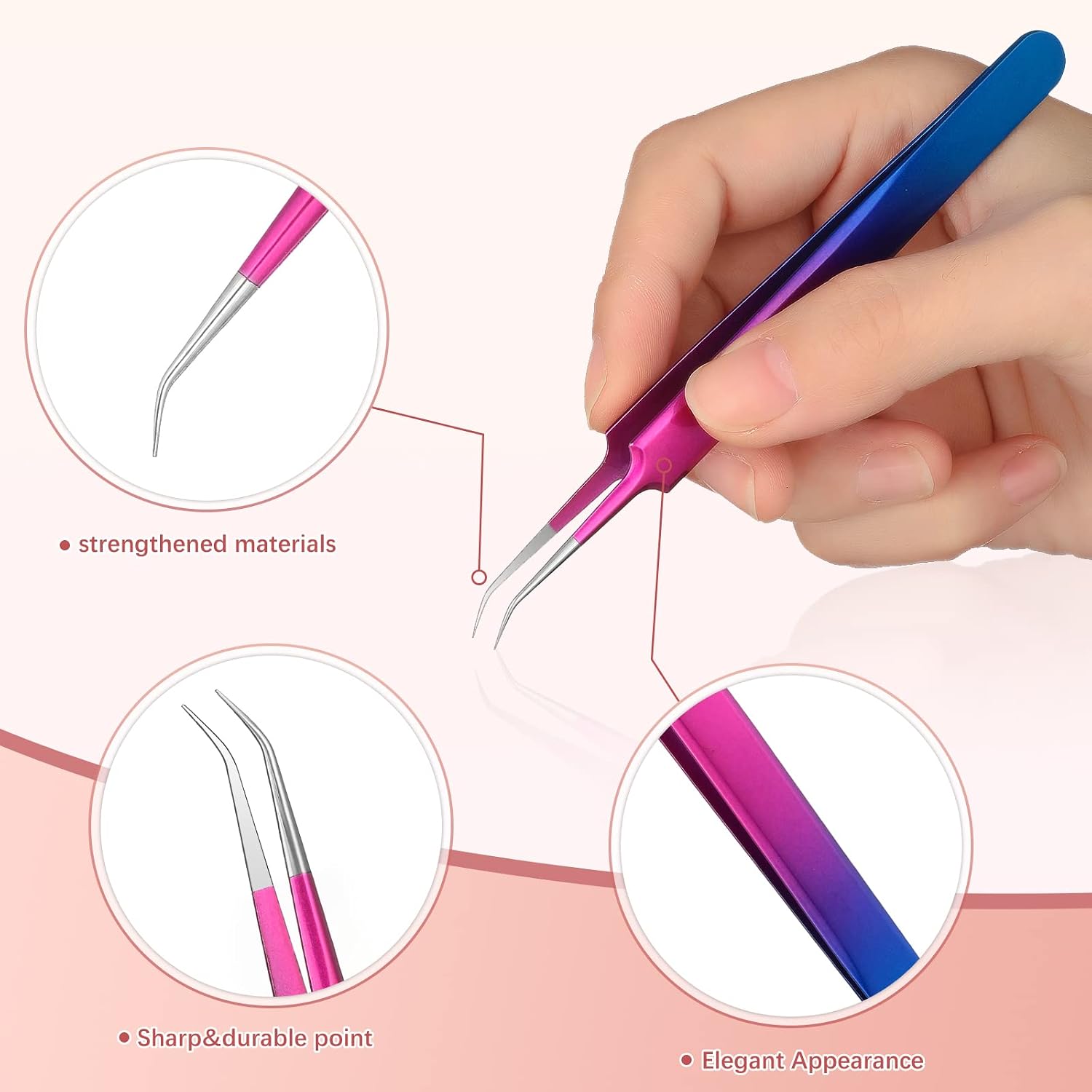 8 Pieces Pin Pen Weeding Tool Vinyl Weeding Tool with Rainbow Retractable Air Release Pen and Refill Vinyl Squeegee