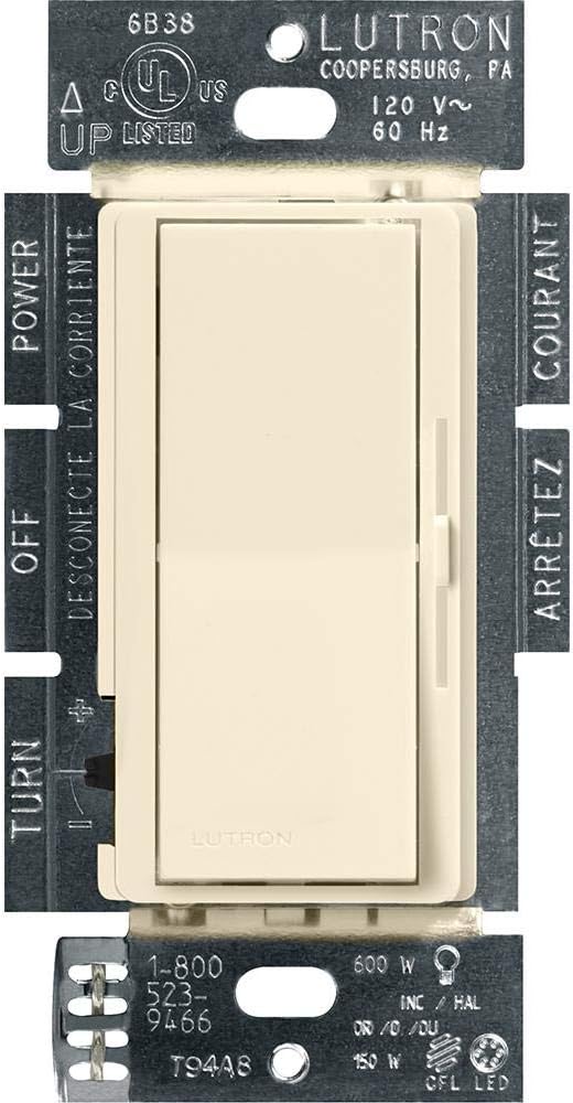Lutron Diva LED+ Dimmer Switch, Paddle Dimmer, Single Pole/3-way