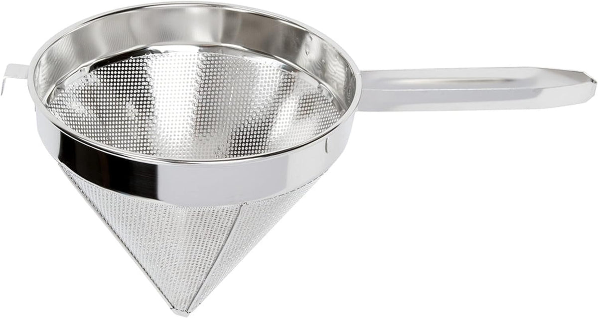 12" Stainless Steel China Cap Strainer Coarse Mesh- Cone Shaped Strainer Food Strainers Juice Strainers Kitchen Tools