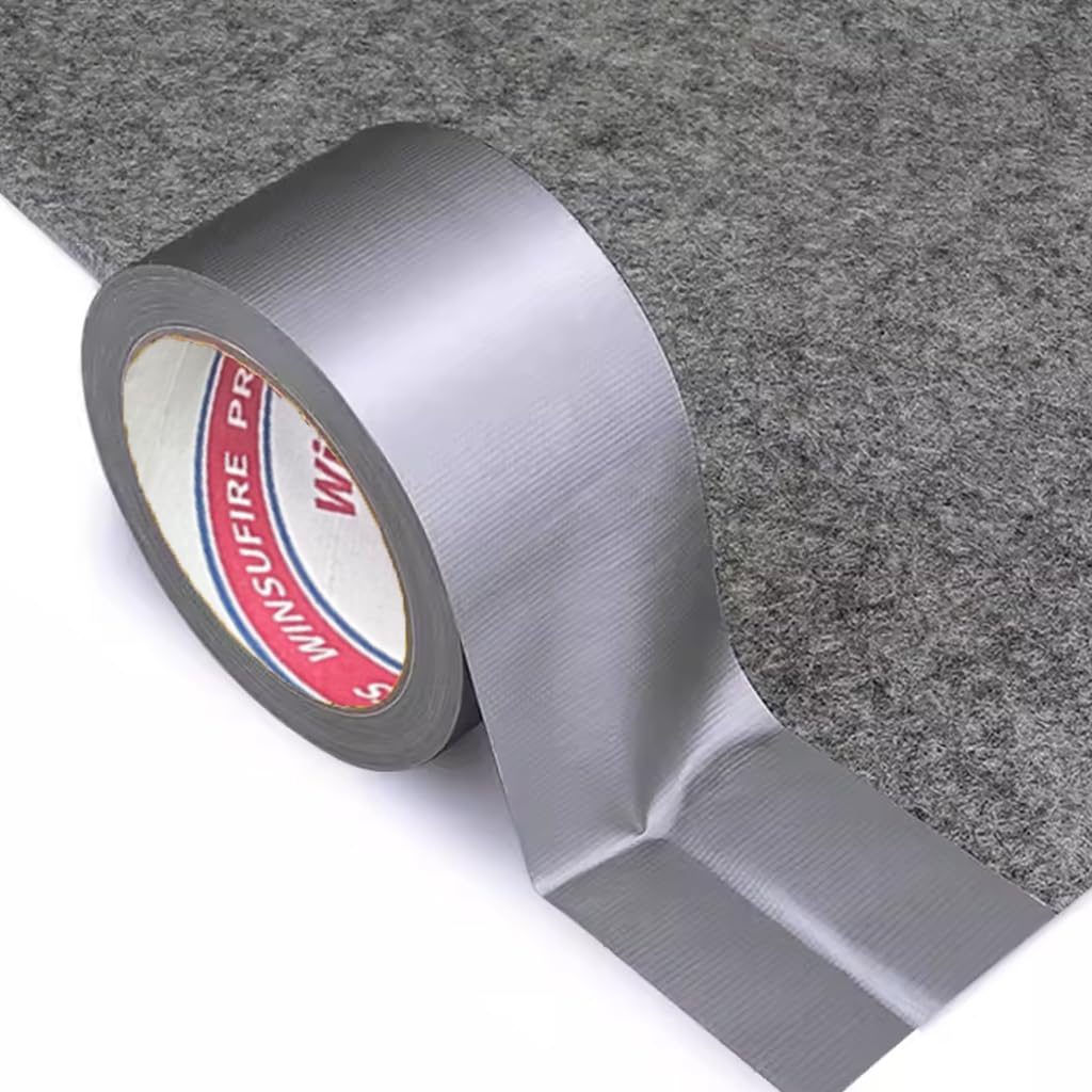 Silver Heavy Duty Duct Tape 2 inches 22 Yards 6 Rolls