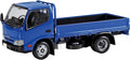 Bunka Kyozai (Aoshima) Raku Plastic Snap Kit No. 23-BE Hino Dutro Flat Body (Blue), 1/32 Scale Plastic, Color-Coded