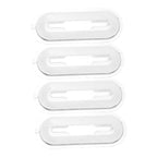 4pcs Oval ABS Light Covers for Kitchen Range Hood Lights