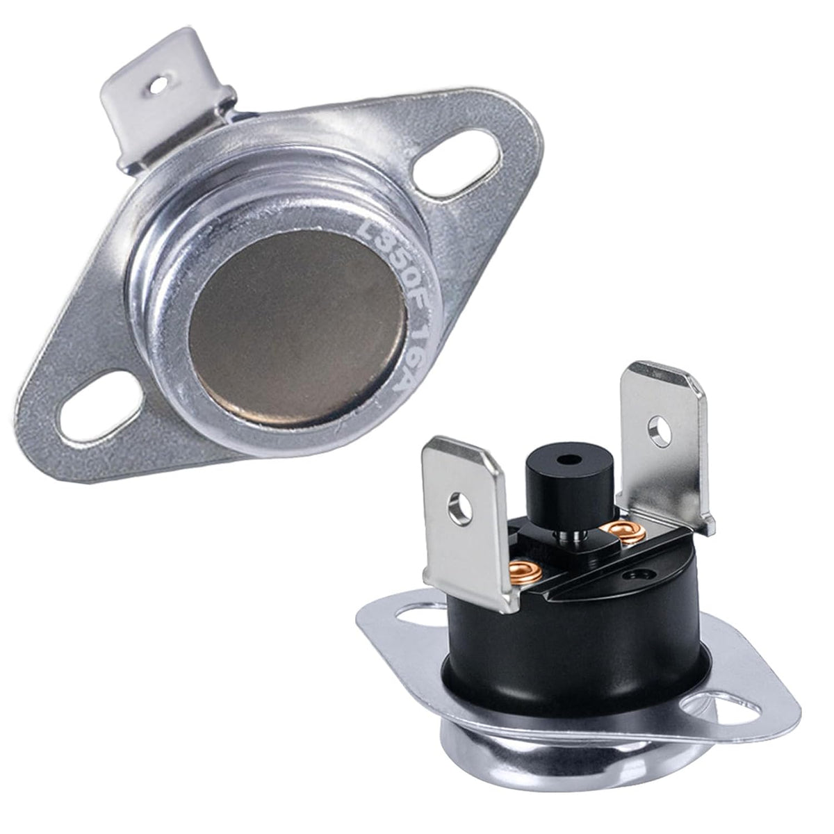 2-Pack R20017402 52M73 Rollout Switch L350F, Replacement Furnace Limit Switch Compatible with Lennox/Ducane/Armstrong, Armstrong - High Temp Safety Cutoff