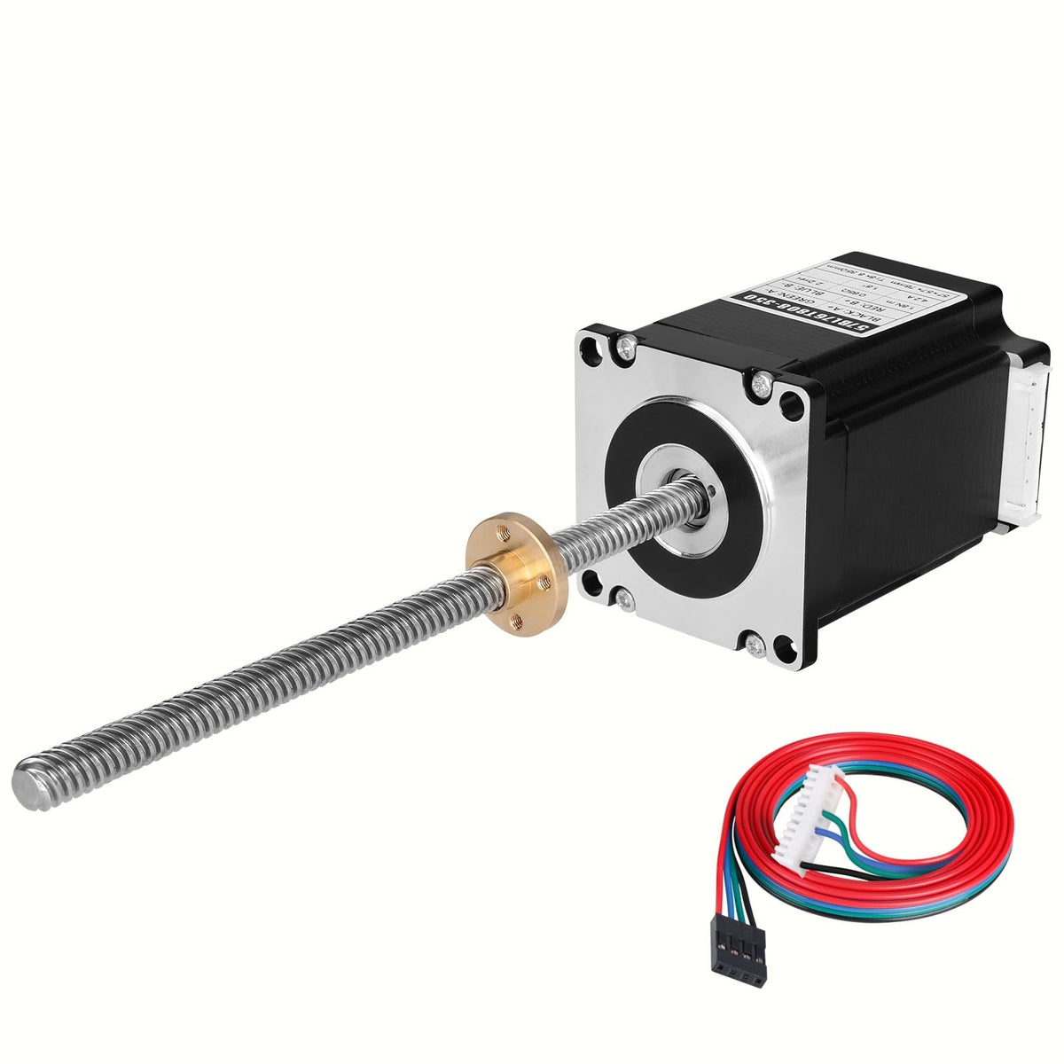 YEJMKJ Nema 23 Stepper Motor TR8x8 250mm with T8 Lead Screw 57x76mm 1.8Nm