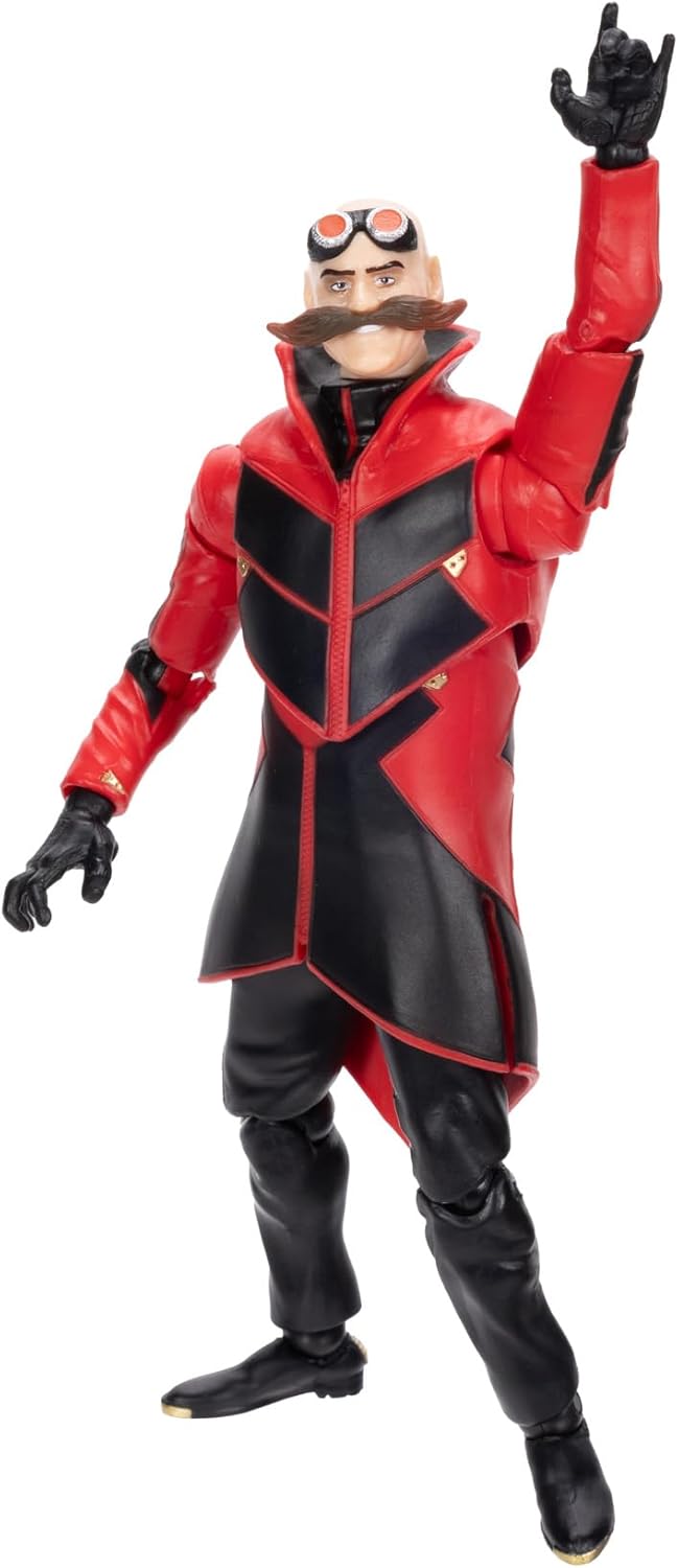 Sonic 3 Movie Action Figures 5-Inch Ivo Robotnik Collector Toy Figure, Highly Articulated for Boys Girls - Officially