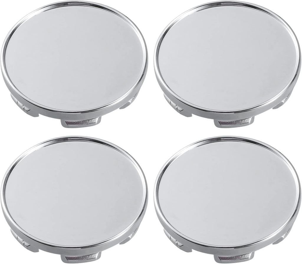 48mm Inner Diameter 6 Clips 53mm Overall Outer Diameter Wheel Rim Hub Center Caps Cover Silver Tone - Pack of 4 | 6