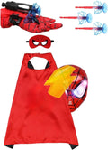 Superhero Costume Masks Capes Boys Web Shooter Toys For Kids Boys Girls | Web Goves Costume Toy for Christmas