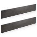 2 Pcs 2 x 1/4 x 12 Inch A36 Hot Rolled Steel Flat Bar | Steel Base Plate Metal Stock for Construction Boards