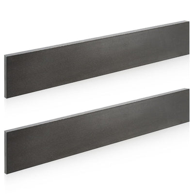 2 Pcs 2 x 1/4 x 12 Inch A36 Hot Rolled Steel Flat Bar | Steel Base Plate Metal Stock for Construction Boards