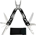 14-in-1 Safety-Locking Stainless Steel Multitool Pliers – Folding Pocket Knife with Screwdrivers, Bottle Opener &