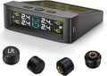 Wireless TPMS Tire Pressure Monitoring System, Real-Time Tire Pressure & Temperature Monitor with 4 External Sensors
