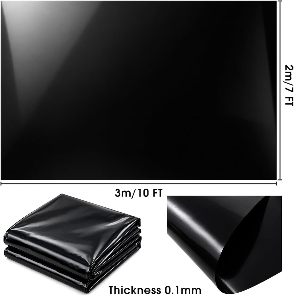 7 x 10 FT Pond Liner, Fish Pond HDPE Liner Waterproof Flexible