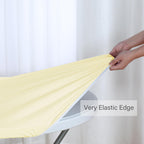 Fitted Round Table Cloth, Fits Round Tablecloth for 40-44", Cream