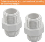 Murtenze Pipe Fitting, G3/4 Male Thread Hex Nipple, Pack of 2