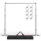 Upgrade Pipe and Drape Backdrop Stand 8.9x10FT Adjustable Photo Stand