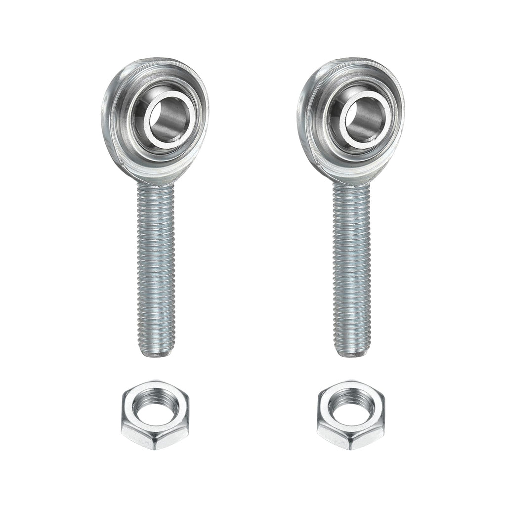 uxcell 2Pcs CM5 Rod End Bearing 5/16" Bore, 5/16-24 UNF RH Male, 1045 Steel