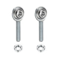 uxcell 2Pcs CM5 Rod End Bearing 5/16" Bore, 5/16-24 UNF RH Male, 1045 Steel