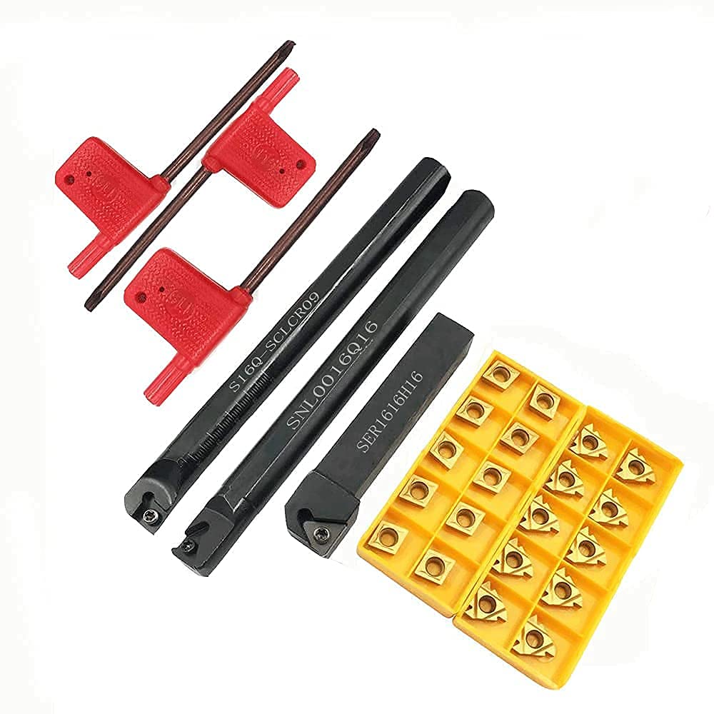GBJ S16Q-SCLCR09 Turning Tool Set Precise Internal & External Thread Machining
