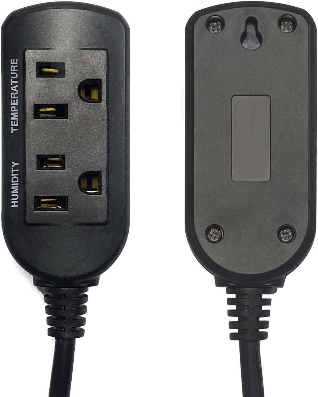 Temperature & Humidity Controller - Outlet Plug-in Thermostat & Humidistat for Reptiles & Greenhouses - Dual Stage