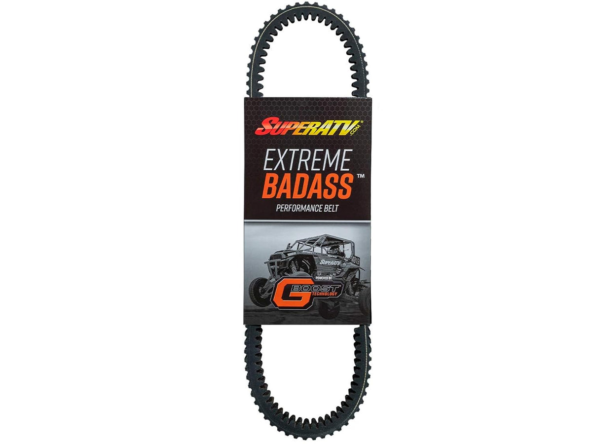 SuperATV Heavy Duty Extreme Badass CVT Drive Belt Compatible with Kawasaki Models | Replaces OEM Part # 59011-0019, 59011-0003, Higher Power Transfer Through Your Clutch, See Fitment