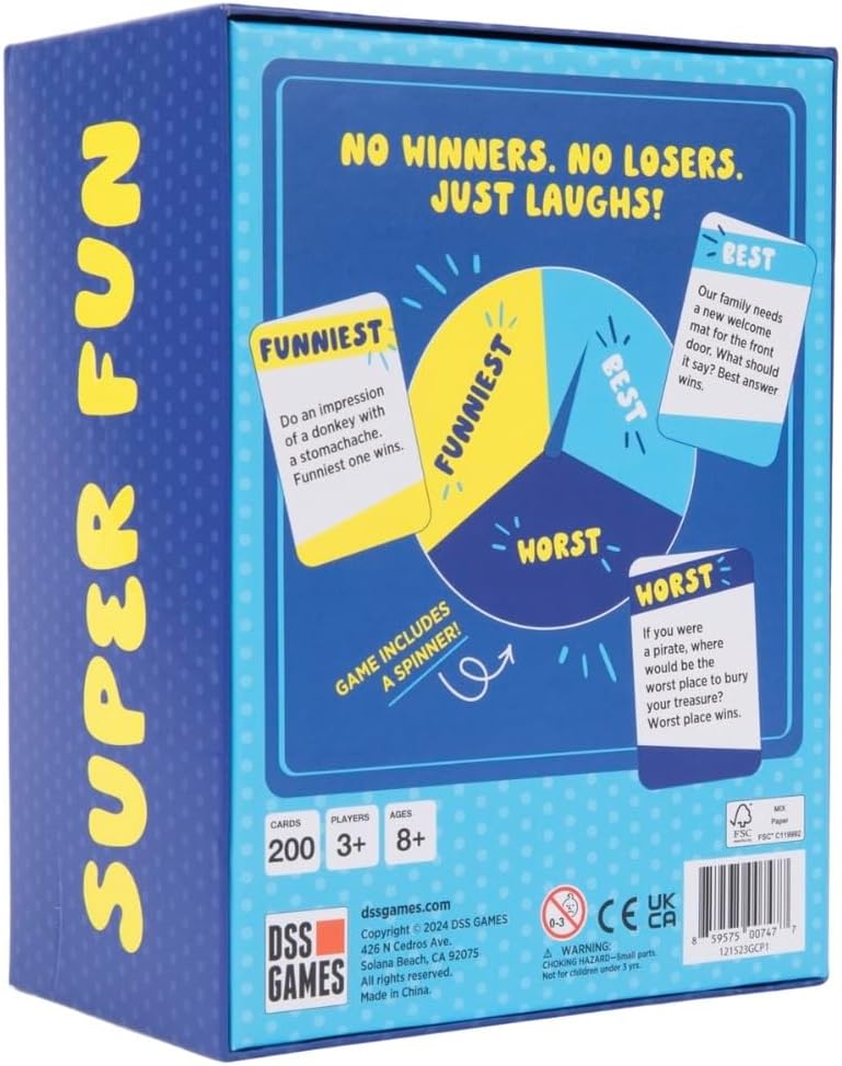 The Super Fun Family Time Game [Family Card Game, Entertaining Conversation Starters & Challenges | Great for Gifts