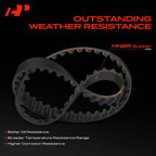 A-Premium Engine Timing Belt Compatible with Honda & Acura & Isuzu Models