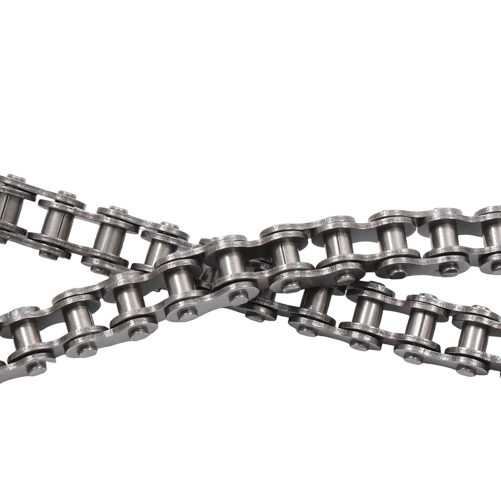 findmall 25 Roller Chain, 10 Feet with 2 Connecting Links