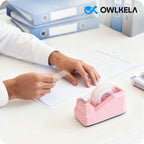 Lightweight Desktop Tape Dispenser, Pink, 1 Pack