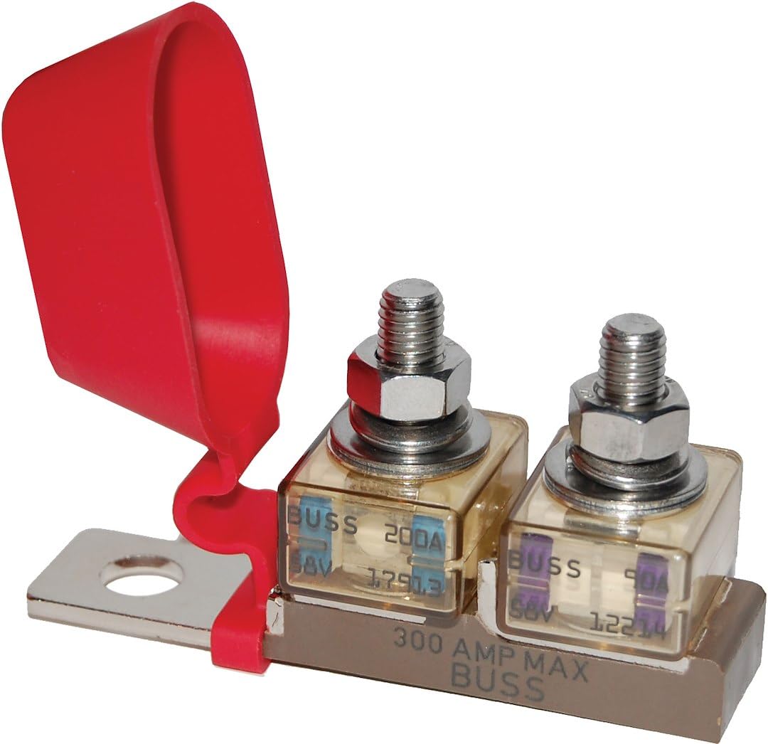 Blue Sea Systems Dual MRBF Terminal Fuse Block, 30-300A